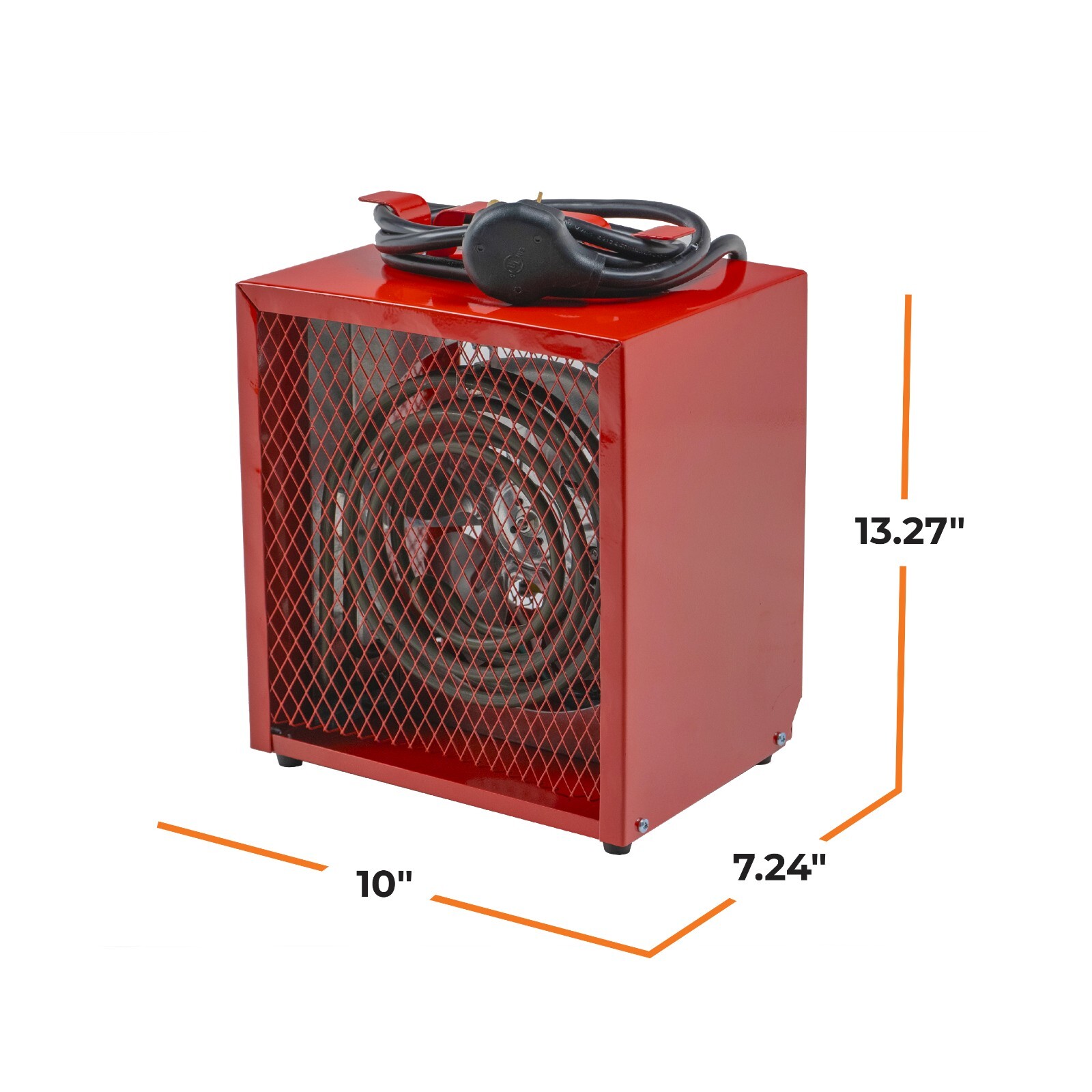 Comfort Zone Portable Industrial Fan-Forced Space Heater, NEMA 6-30, 240v/30amps