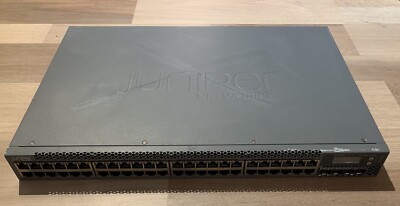 Juniper EX3300-48P 48 Port Gigabit PoE managed Layer 3 Switch 4x SFP+ 10 GbE