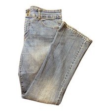 Bandolino Blu Arianna Jeans Size 10 Mid Rise Straight Leg Stretch Blue Denim Y2K