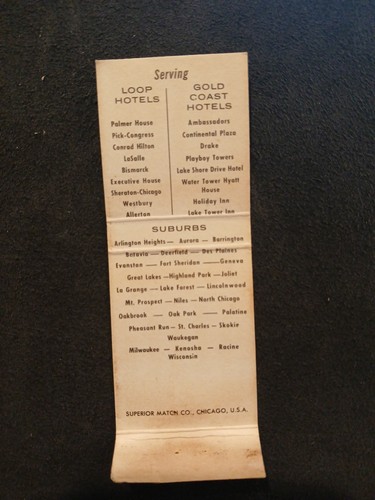 Continental Air Transport Co. Inc. Vintage Matchbook Cover - Picture 2 of 2