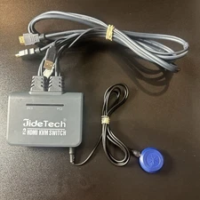 JideTech 2-Port KVM Switch USB HDMI Cable Video Cables & USB 