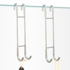 Shower Door Hooks, Towel Hooks Frameless Glass Door, 10", 2 Pack