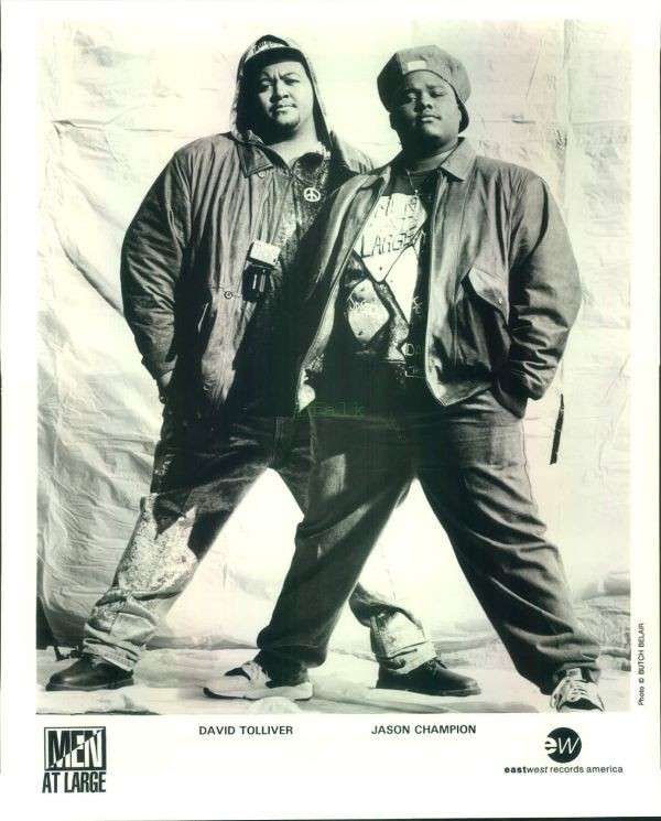 Press Photo: MEN AT LARGE 8x10 B&W