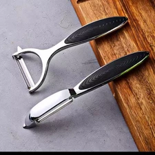 2-Pack Stainless Steel Vegetable & Fruit Peeler – Non-Slip Handle Potato Peeler