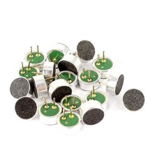 20 Pcs Cylinder Shaped Condenser Microphone Pick-up 6mm x 2.7mm