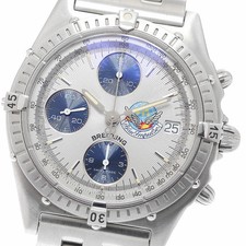 BREITLING WATCH A13048 CHRONOMAT BLUE IMPULSE DATE AUTOMATIC CHRONOGRAPH MEN'S
