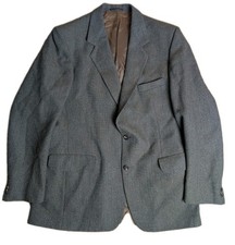 Vintage Magee Tweed Thornproof Wool Herringbone Blazer Jacket - Mens Large / 42R