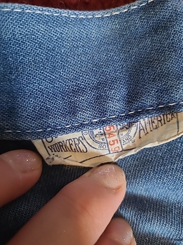 Vintage 60er 70er Sears Denim Latzhose Carpenter Jeans Workwear Union USA 39X29,5" - Bild 14 von 16