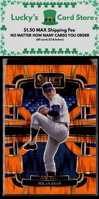 2024 Panini Select #29 Nolan Ryan Orange Flash Prizms