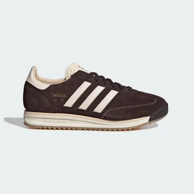 Adidas Originals SL 72 RS En Marron Café Et Blanc Toutes Tailles Stock Limité - Photo 1/4