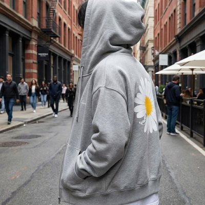 Peaceminusone x 2025 MAMA Awards Peacemamaone Zip Up Hoodie Grey G