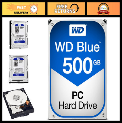 500GB Desktop Hard Drive - 7200 RPM SATA 6Gb/s, 32MB Cache, 3.5 Inch HDD