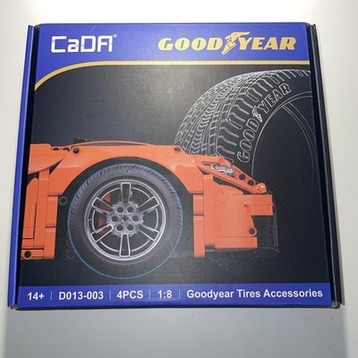 Goodyear-Reifen 1:8 Reifensatz 4 Reifen Straßenreifen. CaDA CD013-003 neu ovp #