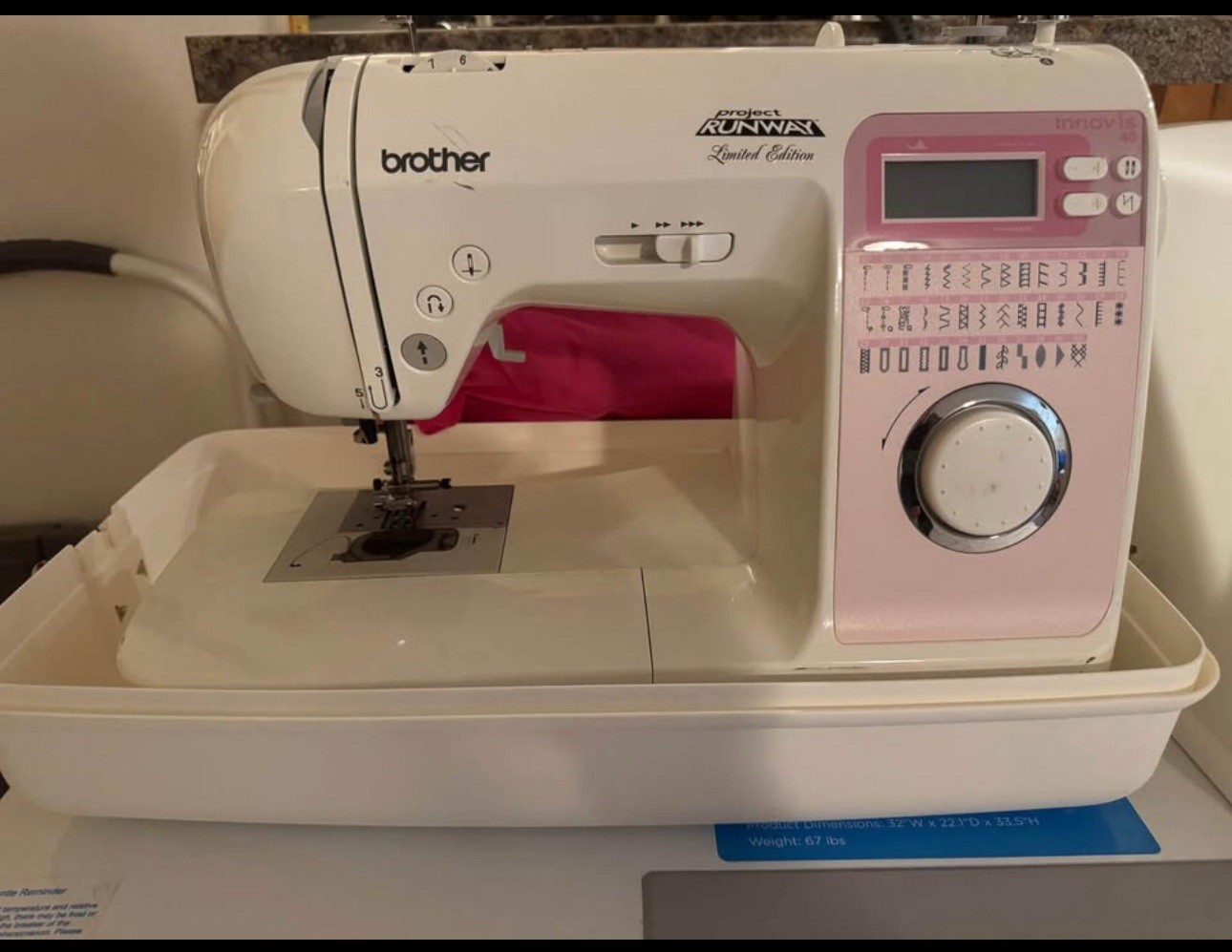 NEW Brother Innov-is NS40e Sewing Machine: Limited Edition Project Runway
