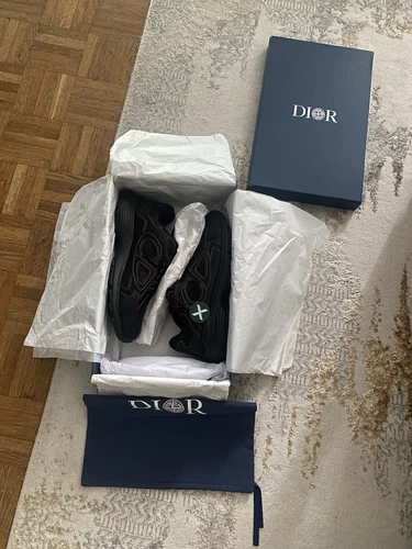 Basket /shoes Dior B30 Stone island Noir /Black Size : US: 9,5/UK:9/EUR:43