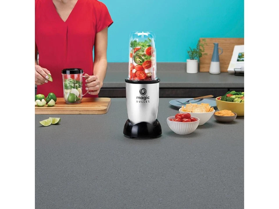 NutriBullet 1200 Watts Blender Combo with Single Serve Cups, Silver - Image 3 of 4