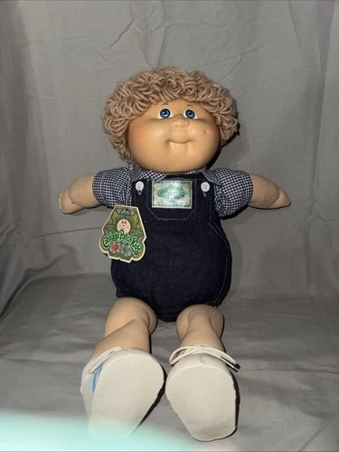 Cabbage Patch 1980s  Vintage Boy Doll 17” All Original