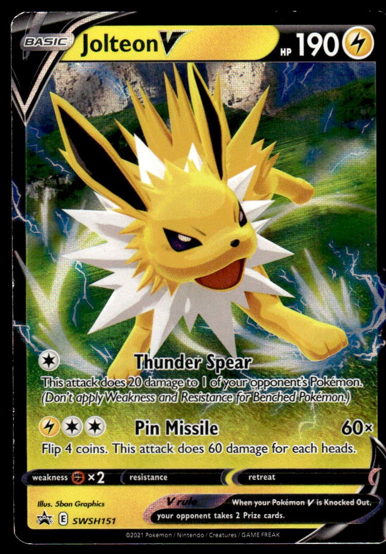Pokemon TCG SWSH Promos #SWSH151 Jolteon V HP