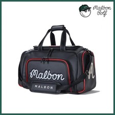 New Malbon Golf Tour Boston Bag Preserve Collection - Black