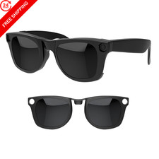 Polarized Clip for Ray-Ban Meta Wayfarer Gen 2 Large, Black Gray