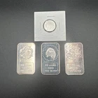 Silver Lot Consisting Of 3 10gram Silver Bars And 1 1/10th Oz Silver Round