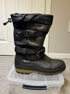 Baffin Technology Mens 12 Black Yellow Tall Winter Snow Boots Made in Canada Baffin Technology Boots | eBay main image 4