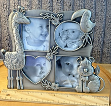 Fetco Baby Pewter Four Window Picture Frame