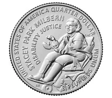 2025 S  Stacey Park Milbern American Women Quarter from US Mint Roll