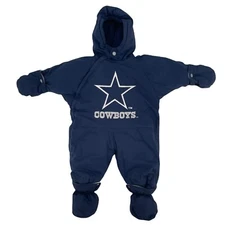VTG NFL Kids Touchdown Mighty Mac Sports Cowboys 6-9 Months Snowsuit One Piece