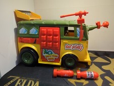 1989 Playmates Teenage Mutant Ninja Turtles TMNT Party Wagon Van - 99  Complete