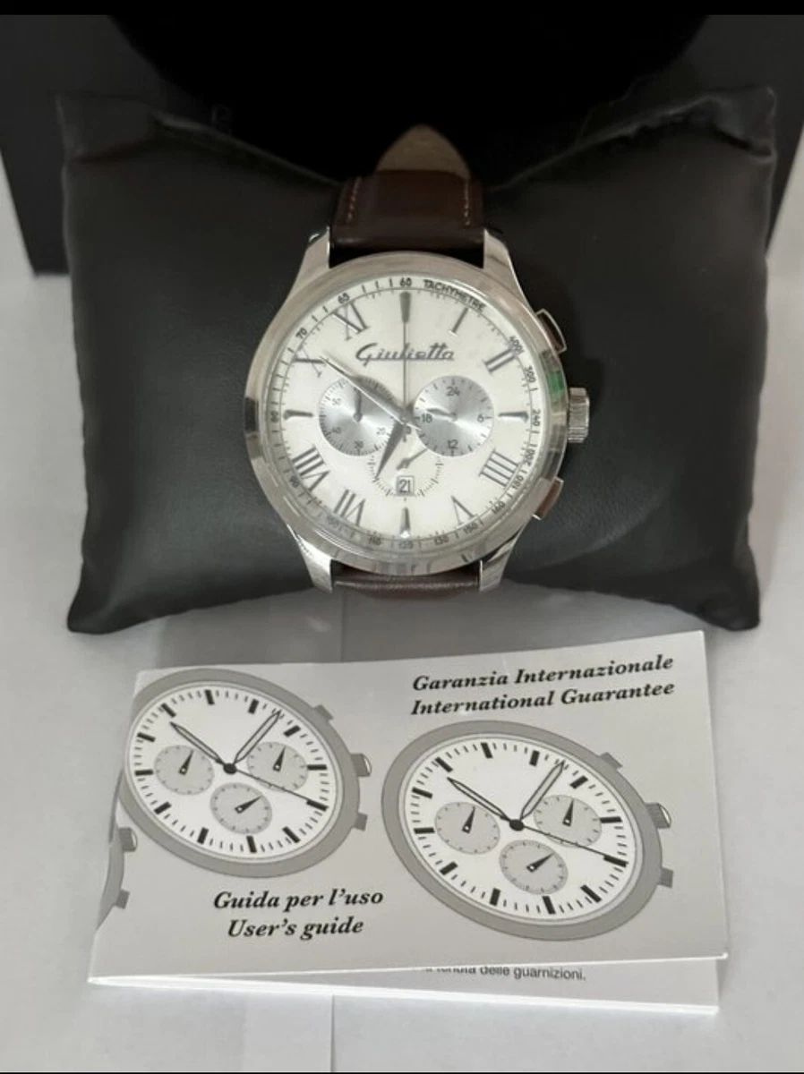 KIESENBERG Orologio Da Uomo Per Fan Alfa Romeo Giulia – Quadrante Cockpit, Quarzo, Acciaio Ø43mm, Regalo