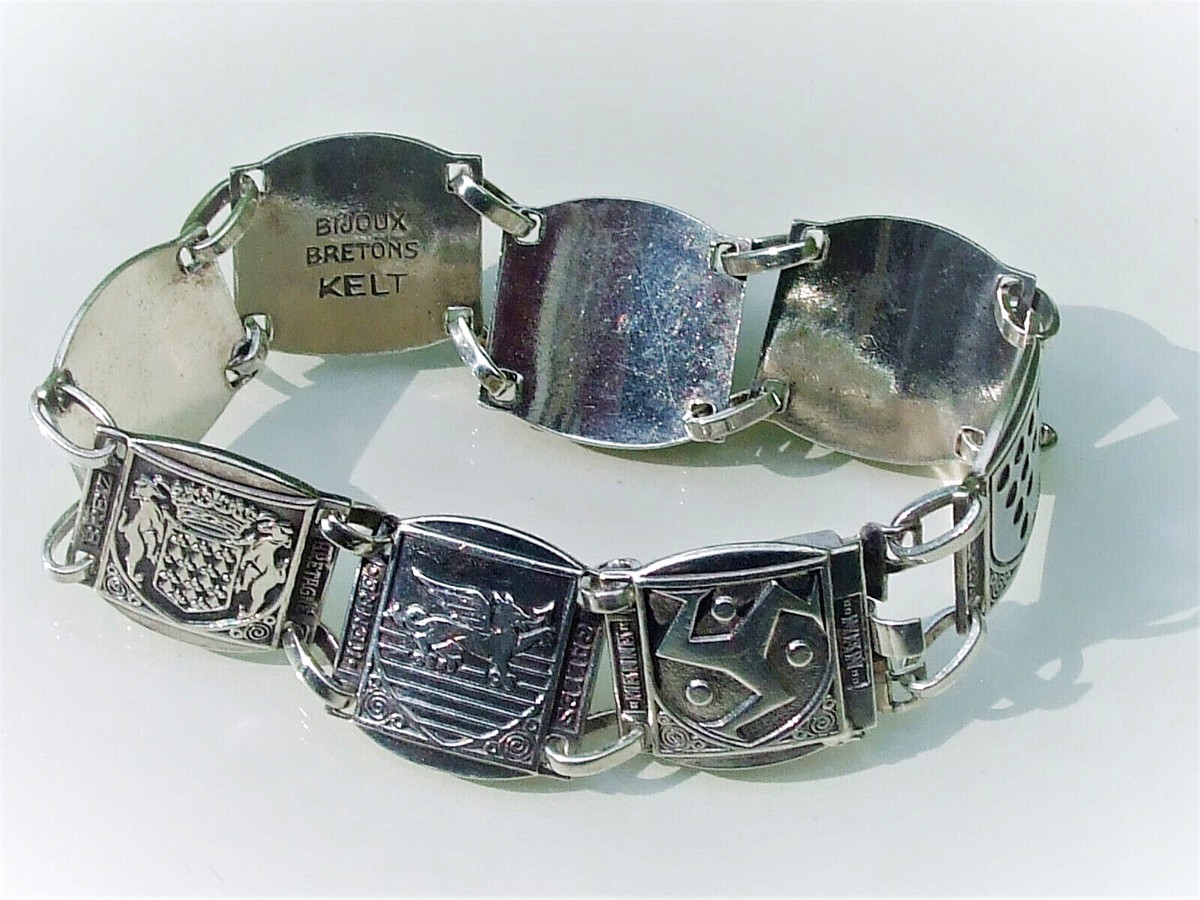 DESIGN - Bracelet jonc en plaqué argent design torsadé superposé