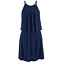 Miniaturansicht 3  - tolles Kleid Gr.36 ** Strandkleid Mini Sommerkleid Jersey Shirtkleid BLAU 