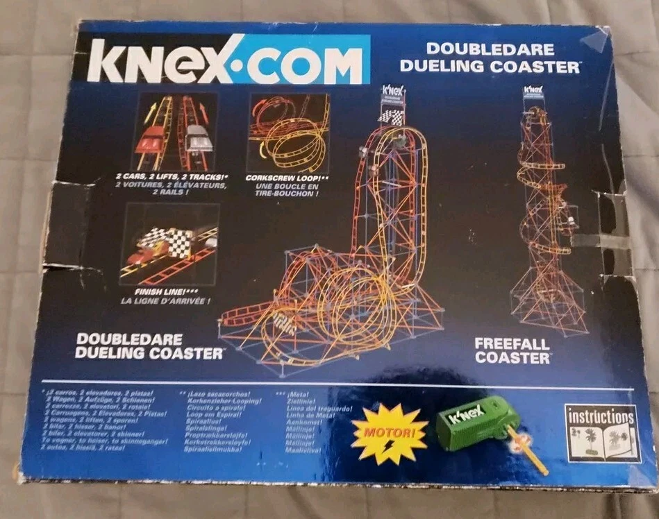 Knex Double Dare Dueling Roller Coaster Building Set Vintage Rare - Image 2 of 4