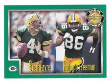 BRETT FAVRE ANTONIO FREEMAN 1999 Score Football Great Combos # 273 Packers NM-MT