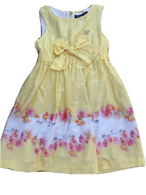 Blumarine Girl Cotton Yellow Dress Size 6 | eBay Blumarine Girl Cotton Yellow Dress Size 6 | eBay