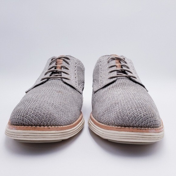 SAOLA Cole Haan Original Grand Stitchlite Oxford tinta unita grigio Rock Ridge taglia 12