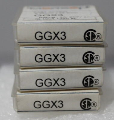 NIB/NOS - MERSEN GGX3 Fast Acting Fuse - 3A - 125V - (4 pks of 5 Fuses)
