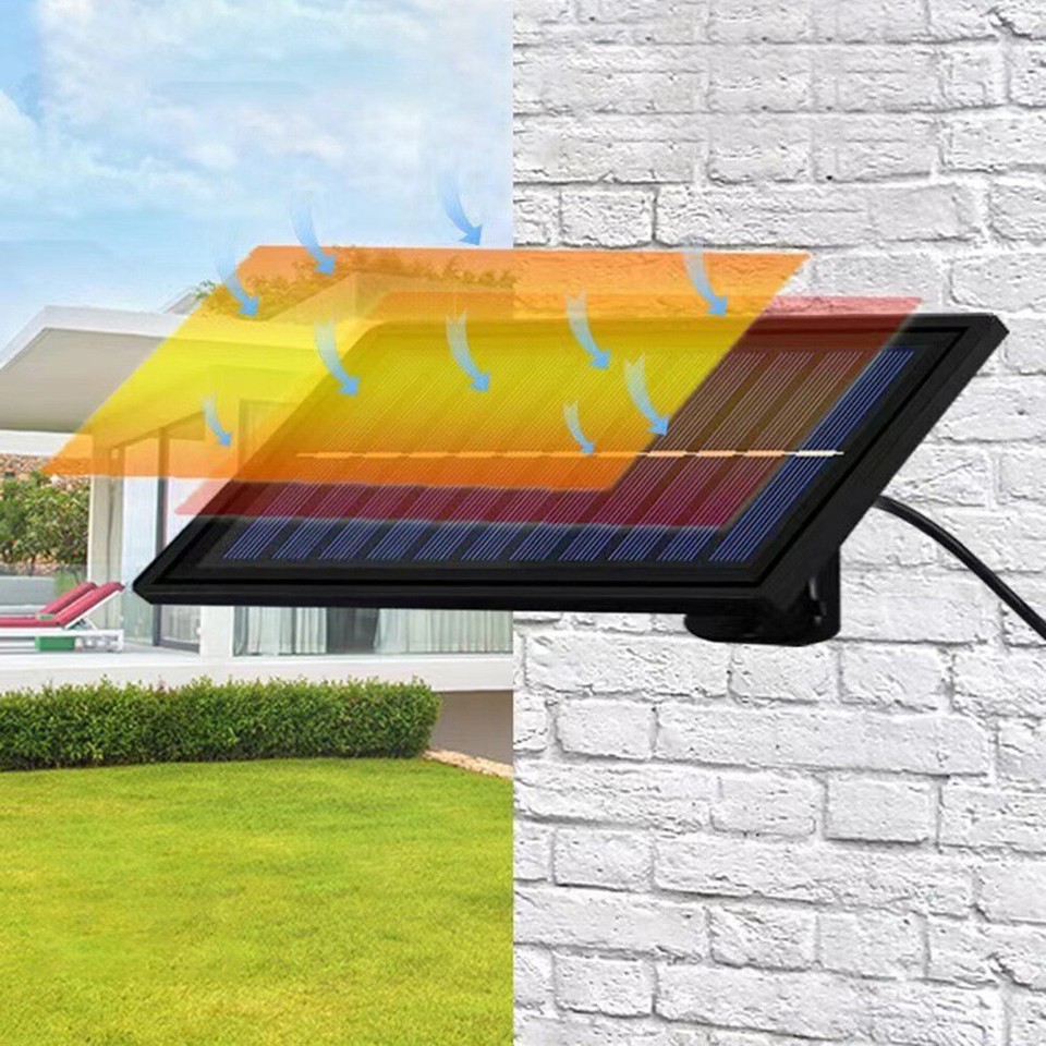 Solar LED Pendant Lights Outdoor Waterproof Indoor Wall Remote