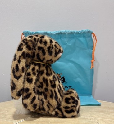 AUTHENTIC JELLYCAT COBBLEHOP Bunny Leopard Ruby EXCLUSIVE NWT and