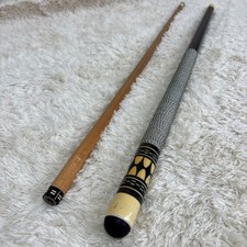 Decorated billiard cue wooden