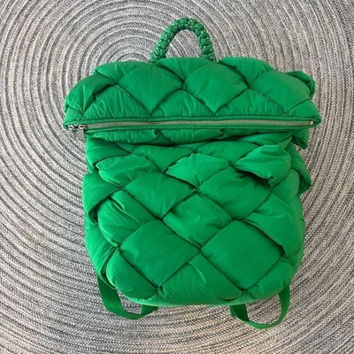 BOTTEGA VENETA The Padded Backpack Intrecciato Near Mint Condition Fashion Item
