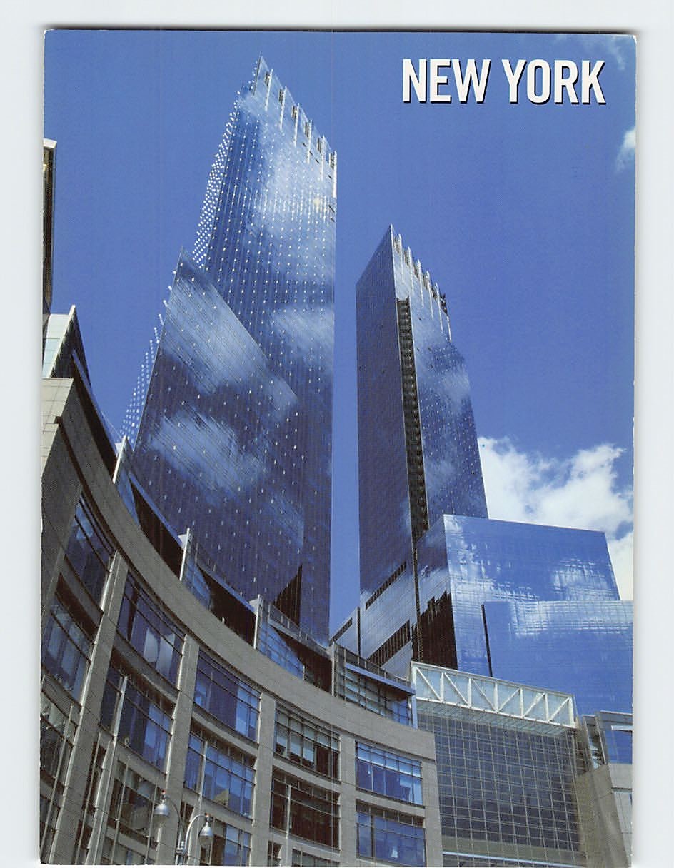 Postcard Time Warner Building New York City New York USA