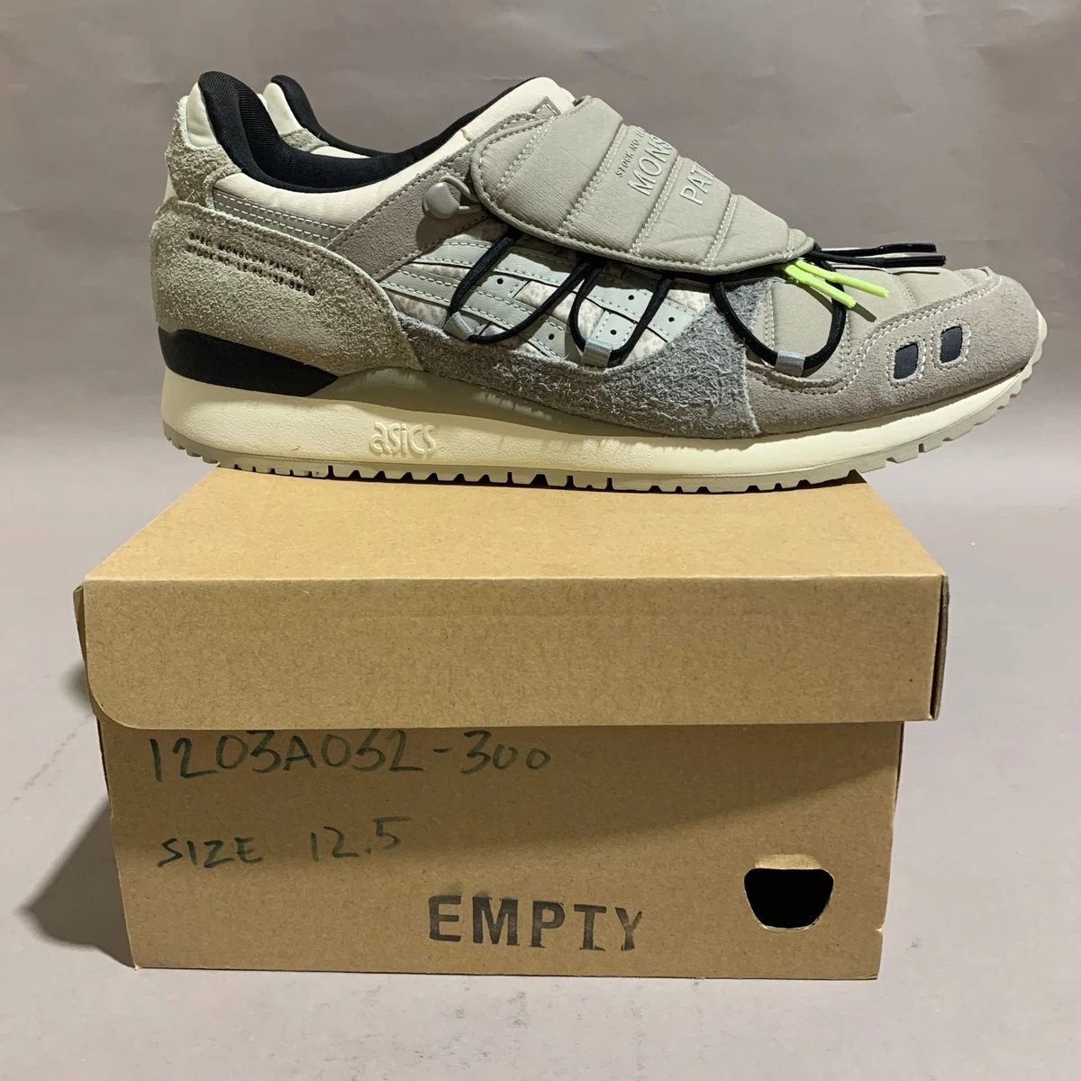 Limited Edt x SBTG x ASICS Gel Lyte 3 Monsoon Patrol for Sale