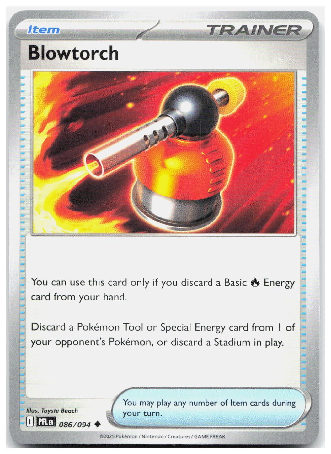 Blowtorch Uncommon ME02: Phantasmal Flames 086/094 NM