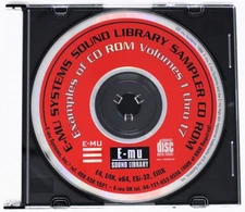 E-MU Systems Sound Library Sampler E-Mu Format  Sample/Sound Library/Sampling CD