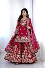 Bollywood Ethnic Salwar Kameez Indian Designer Suit Pakistani Bridal Party Dress