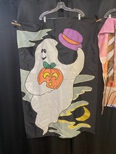 Lot/10 VTG 90s Holiday Decorative Flags Banner Outdoor seasonal