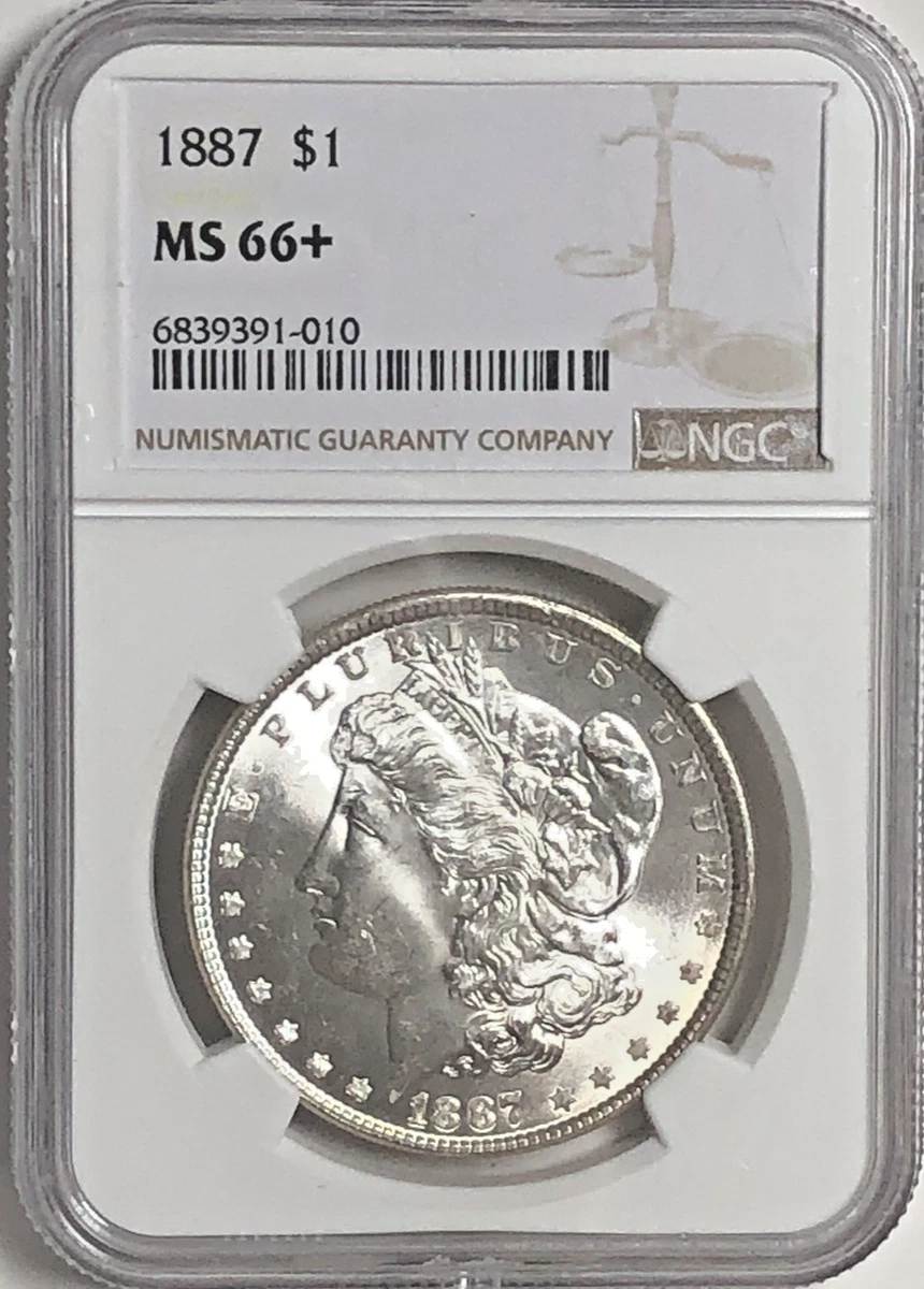 MS 66 Graded 1887 Year Morgan US Dollars (1878-1921) for sale | eBay