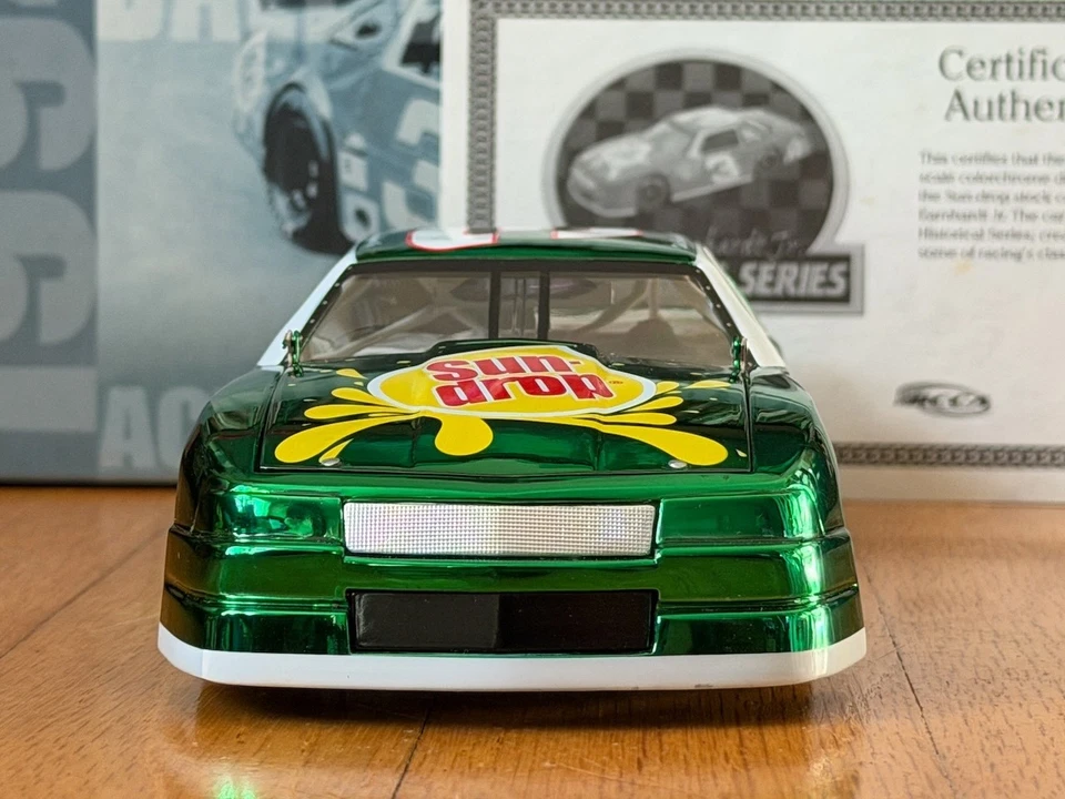Dale Earnhardt Jr 1994 Sun Drop Nascar литой цвет хром люмина зеленый 1/24 - Изображение 2 из 4